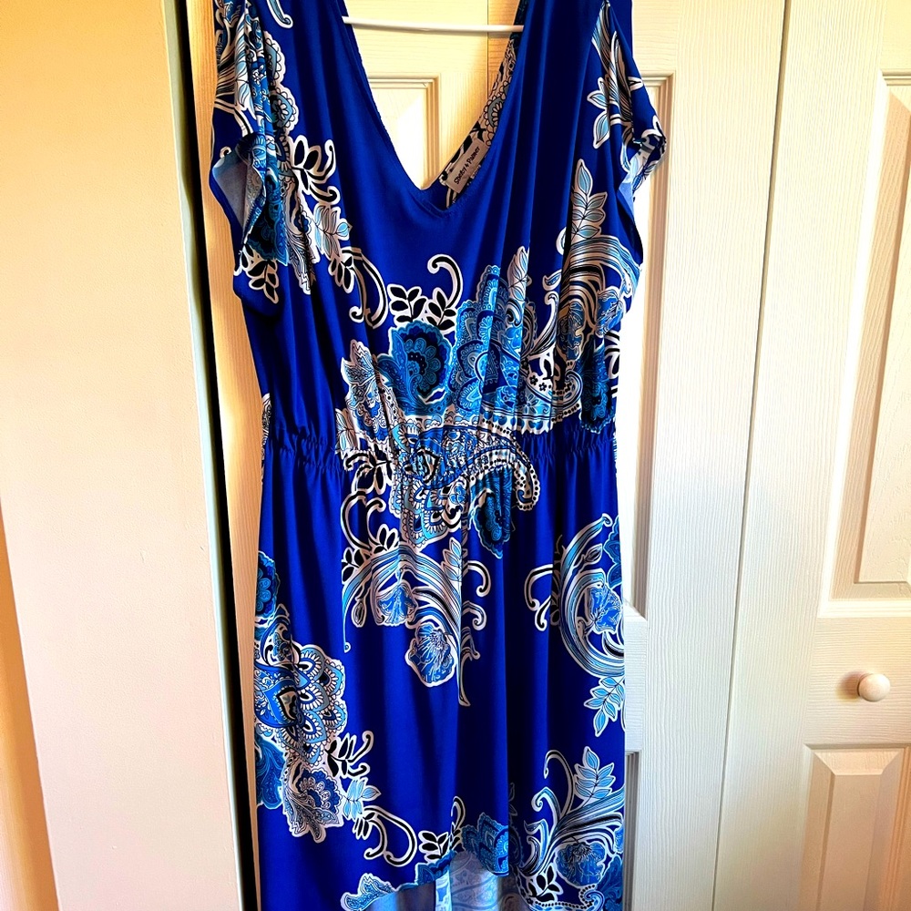 Blue dress